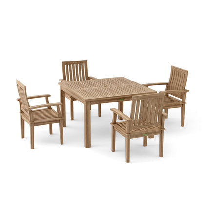 Windsor Brianna 5-Pieces Dining Table Set — View 3