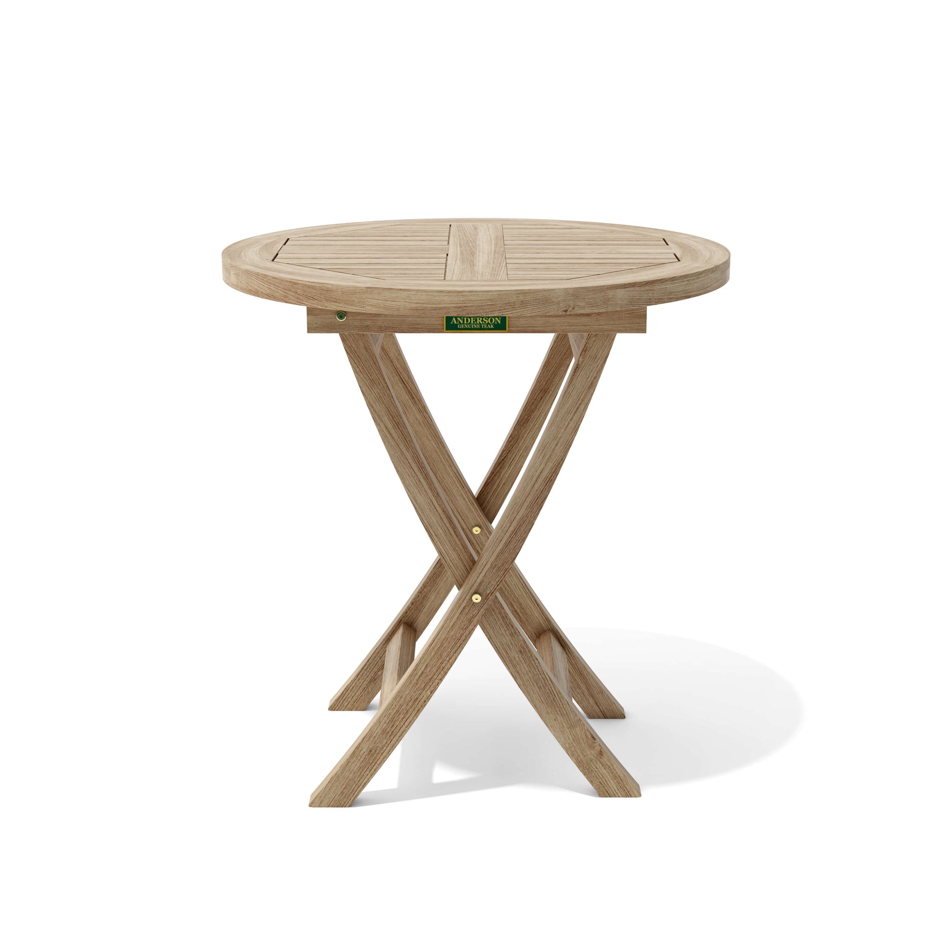 Anderson Teak Bahama 27" Round Bistro Folding Table | Anderson Teak Bahama Collection