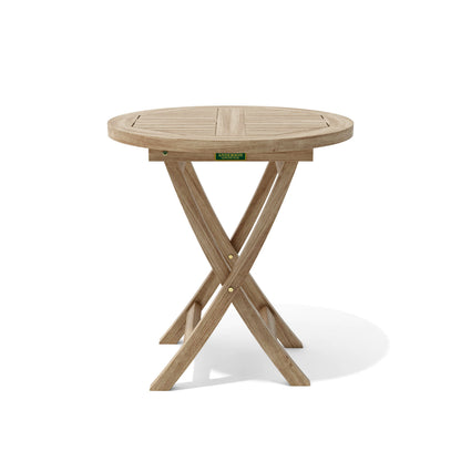 Anderson Teak Bahama 27" Round Bistro Folding Table | Anderson Teak Bahama Collection