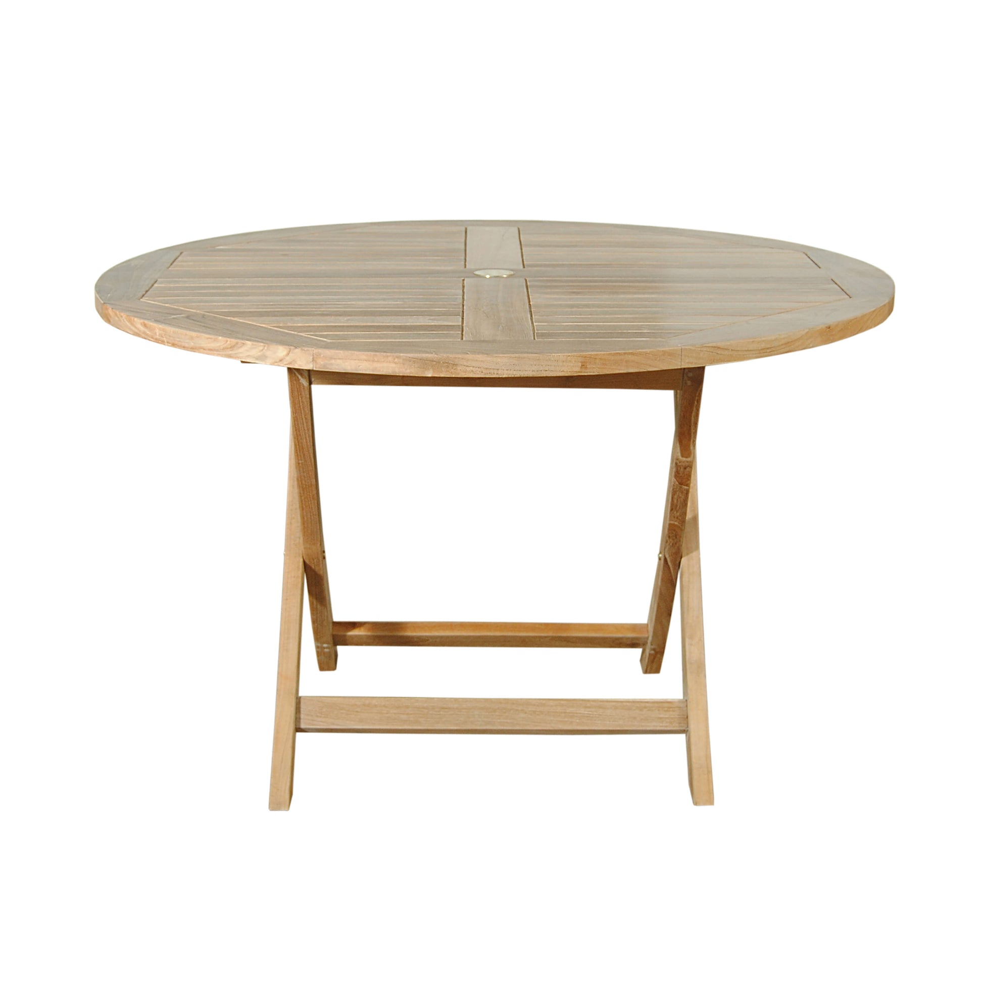 Anderson Teak Bahama 47" Round Folding Table | Anderson Teak Bahama Collection