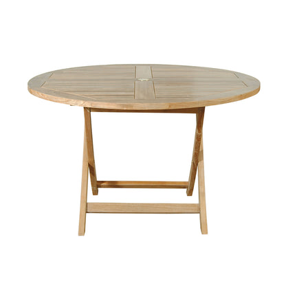 Anderson Teak Bahama 47" Round Folding Table | Anderson Teak Bahama Collection
