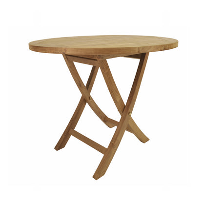 Anderson Teak Bahama 35" Round Bistro Folding Table | Anderson Teak Bahama Collection
