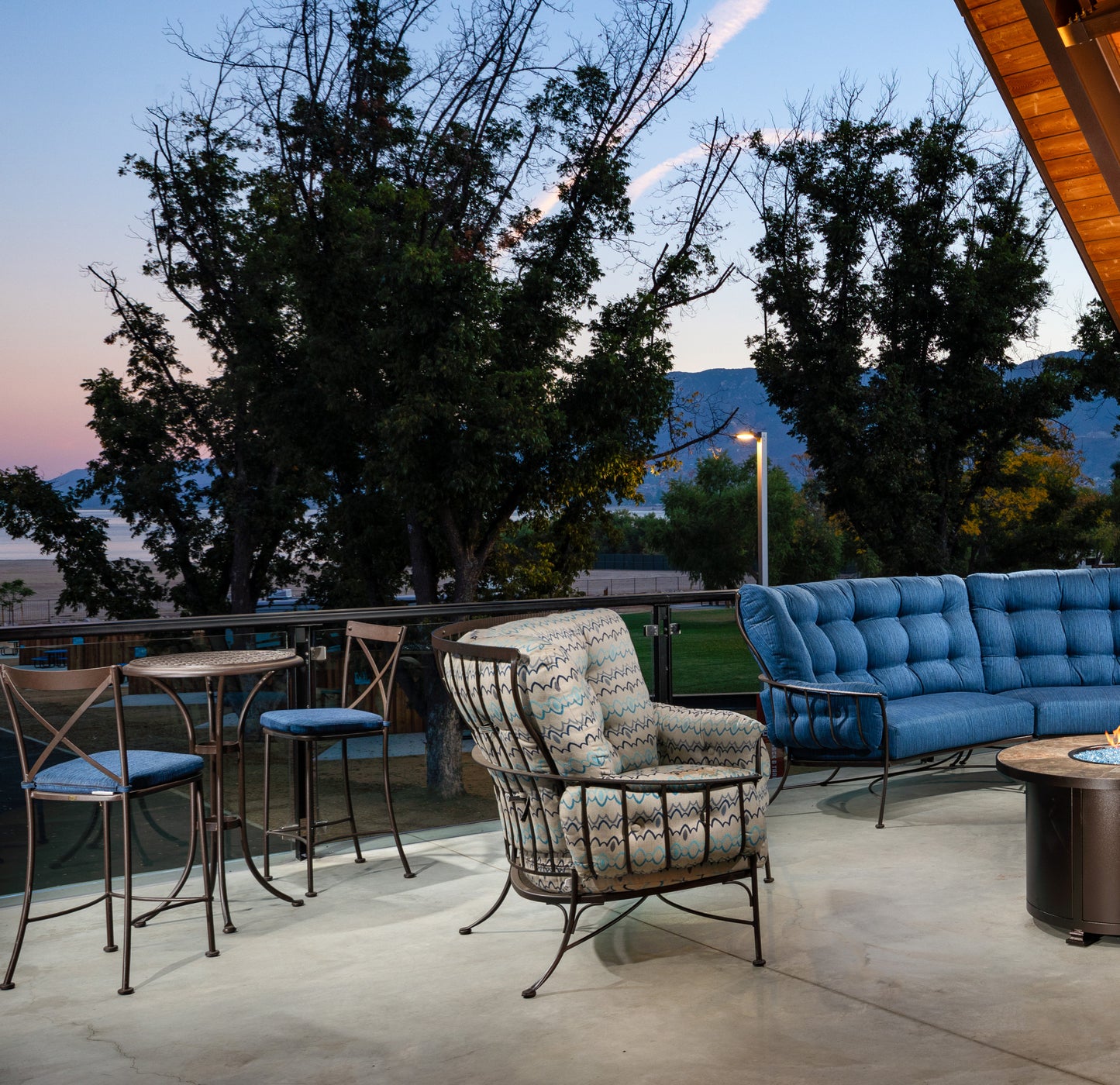 O.W. Lee Monterra Swivel Bar Stool — View 5