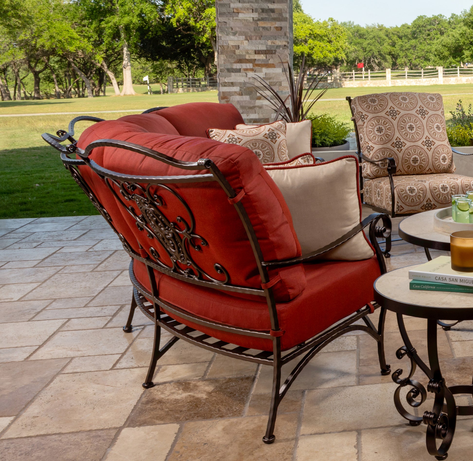 O.W. Lee San Cristobal Swivel Counter Stool — View 4