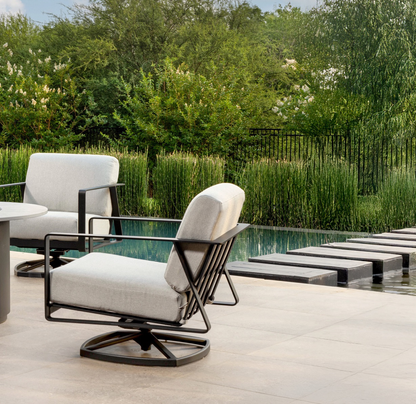 O.W. Lee Horizon Swivel Rocker Lounge Chair — View 4