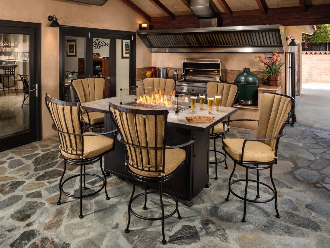 O.W. Lee Monterra Swivel Rocker Lounge Chair — View 7