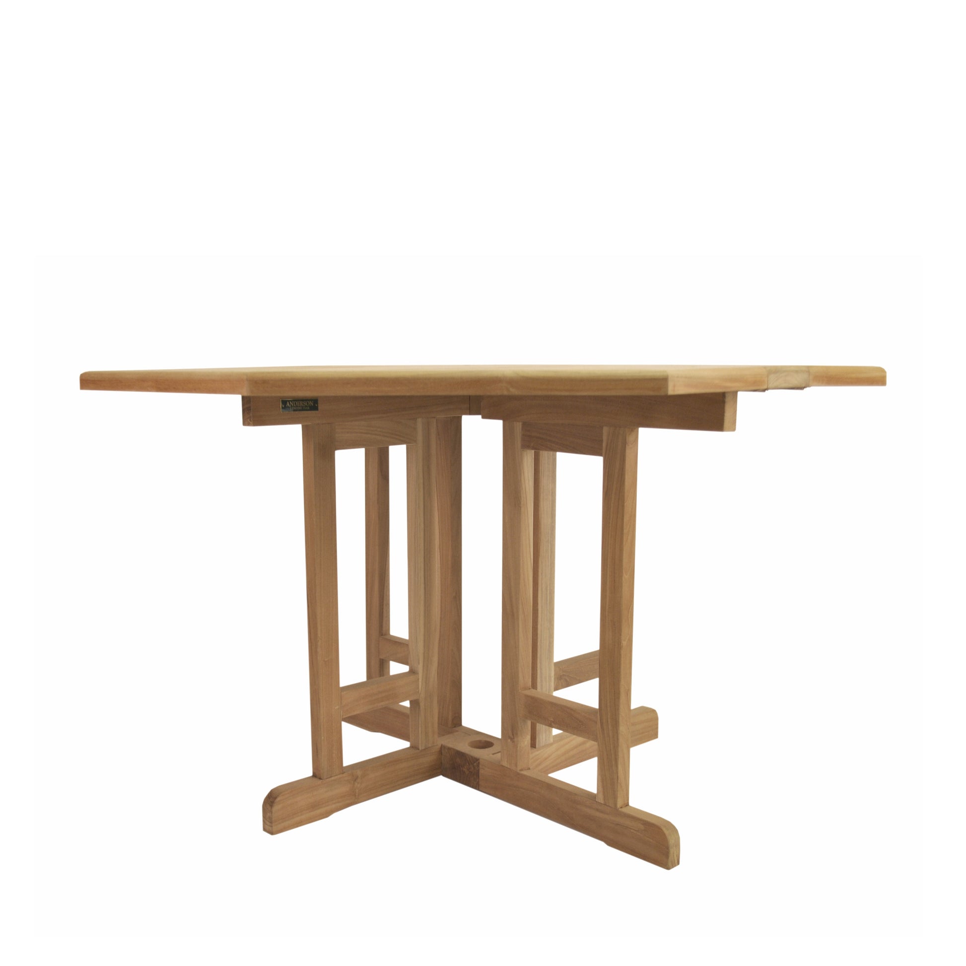 Anderson Teak Butterfly 47" Octagonal FoldingTable | Anderson Teak Bahama Collection