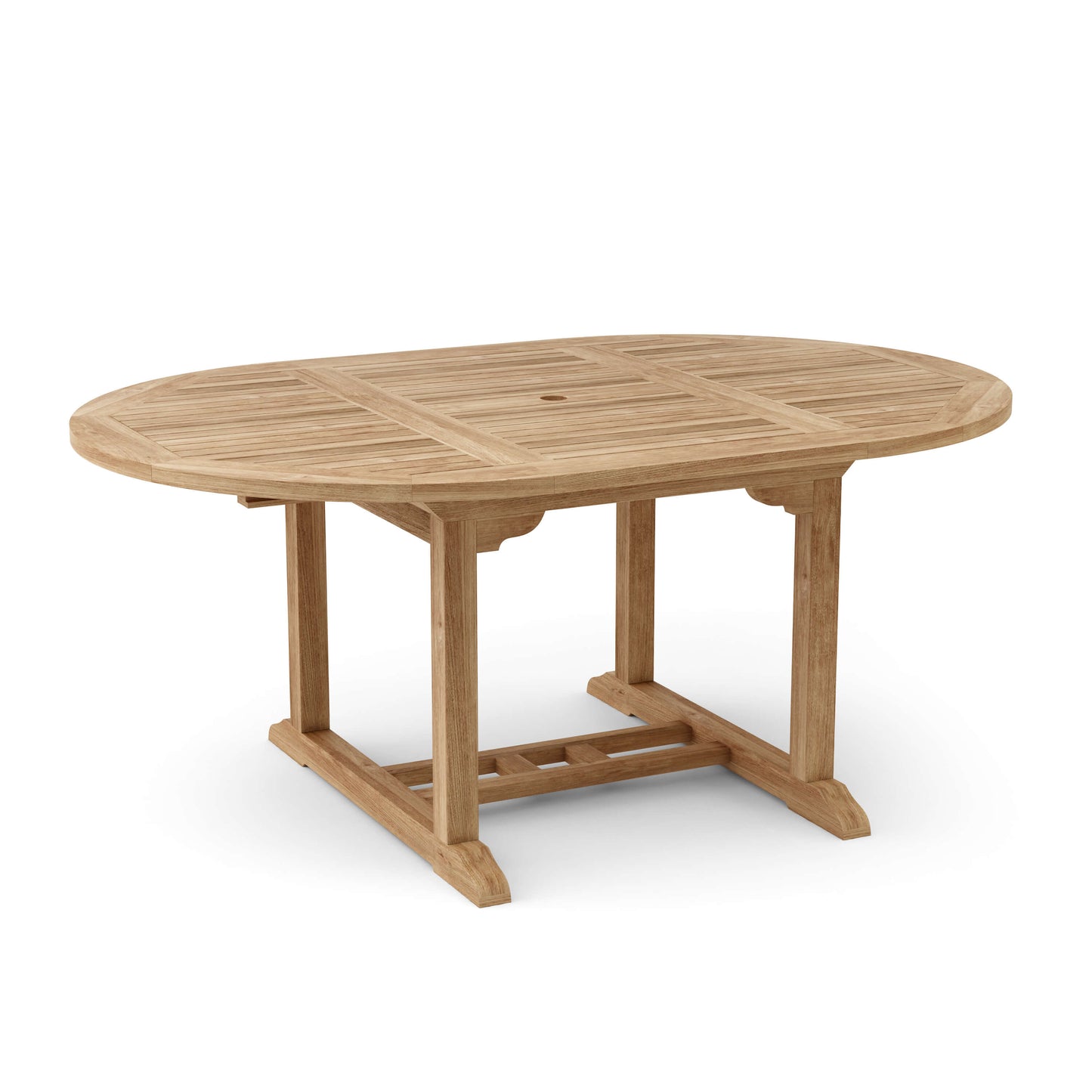 Anderson Teak Bahama 71" Oval Extension Table Extra Thick Wood | Anderson Teak Bahama Collection
