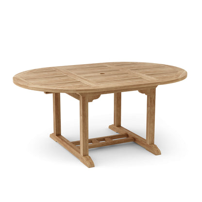 Anderson Teak Bahama 71" Oval Extension Table Extra Thick Wood | Anderson Teak Bahama Collection